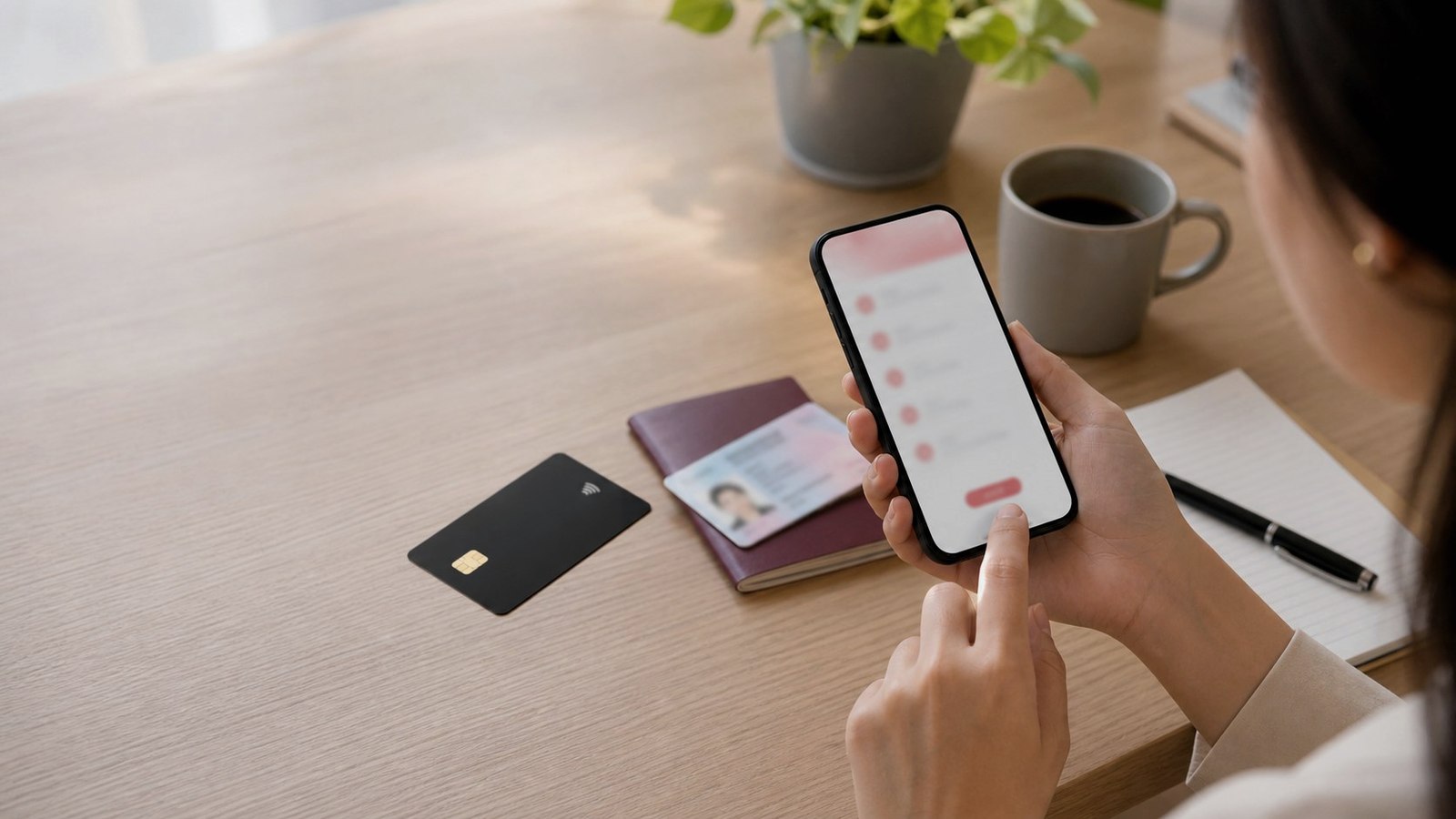 RedotPay physical card guide image